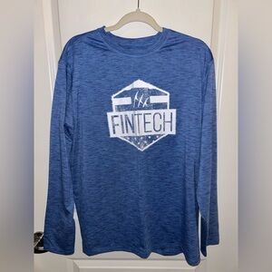 Fintech Blue Men's Shirt